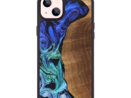 iPhone 14 Plus Wood+Resin Phone Case - Beckett (Ombre, 699047) Hot on Sale