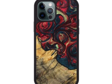 iPhone 12 Pro Wood+Resin Phone Case - Roger (Red, 699152) Online