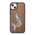 iPhone 14 Plus Wood+Resin Phone Case - Growth - Walnut (Curated) on Sale