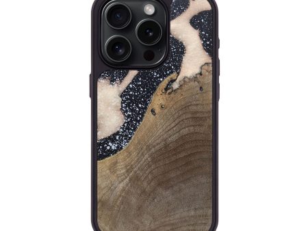 iPhone 15 Pro Wood+Resin Phone Case - Amaya (Cosmos, 697722) Online now