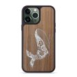 iPhone 13 Pro Max Wood+Resin Phone Case - Growth - Walnut (Curated) Fashion