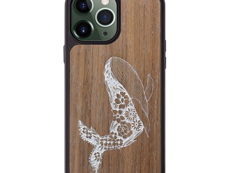 iPhone 13 Pro Max Wood+Resin Phone Case - Growth - Walnut (Curated) Fashion