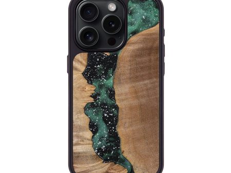 iPhone 15 Pro Wood+Resin Phone Case - Adeline (Cosmos, 698969) Online now