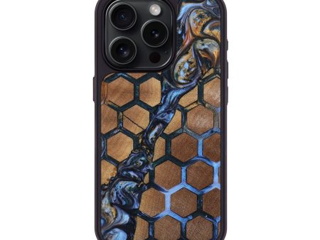 iPhone 15 Pro Wood+Resin Phone Case - Sheryl (Pattern, 699052) For Cheap