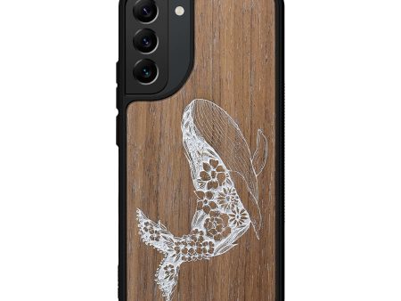 Galaxy S22 Plus Wood+Resin Phone Case - Growth - Walnut (Curated) For Cheap