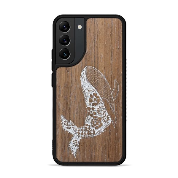 Galaxy S22 Plus Wood+Resin Phone Case - Growth - Walnut (Curated) For Cheap