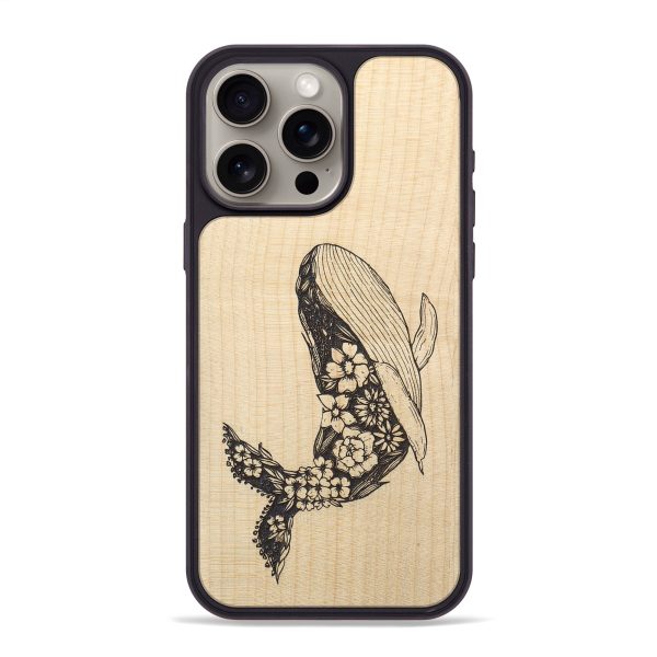 iPhone 15 Pro Max Wood+Resin Phone Case - Growth - Maple (Curated) Hot on Sale