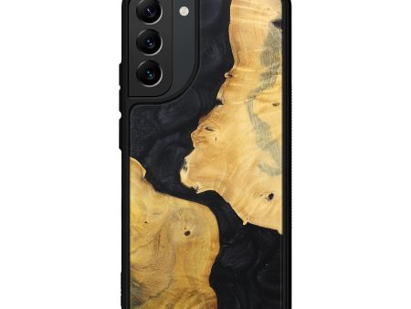 Galaxy S22 Plus Wood+Resin Phone Case - Tamra (Pure Black, 698439) Fashion