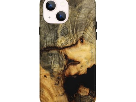 iPhone 14 Wood+Resin Live Edge Phone Case - Trey (Wood Burl, 698975) Online now