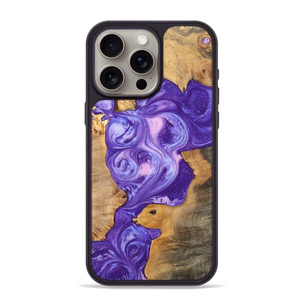 iPhone 15 Pro Max Wood+Resin Phone Case - Jeremiah (Mosaic, 698890) Hot on Sale