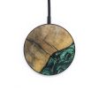 Circle Wood+Resin Wireless Charger - Eden (Green, 697859) Online now