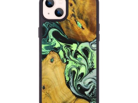 iPhone 14 Plus Wood+Resin Phone Case - Morris (Ombre, 699042) For Discount