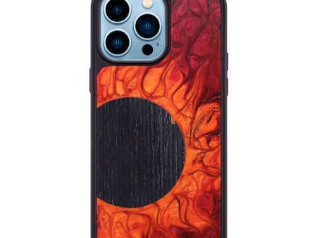 iPhone 14 Pro Max Wood+Resin Phone Case - Henrietta (Eclipse, 697805) Online