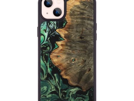 iPhone 14 Plus Wood+Resin Phone Case - Abel (Ombre, 699041) Online Sale