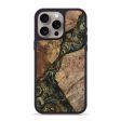 iPhone 15 Pro Max Wood+Resin Phone Case - Hailee (Green, 699122) Hot on Sale