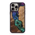 iPhone 15 Pro Max Wood+Resin Phone Case - Kailey (Ombre, 699030) For Sale