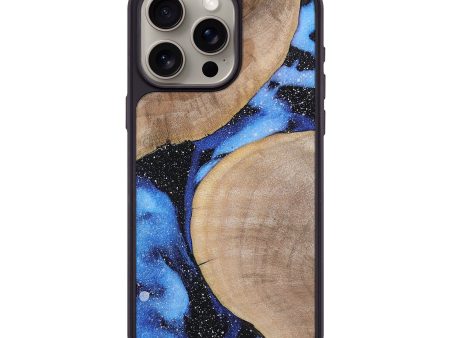 iPhone 15 Pro Max Wood+Resin Phone Case - Enrique (Cosmos, 698479) For Cheap