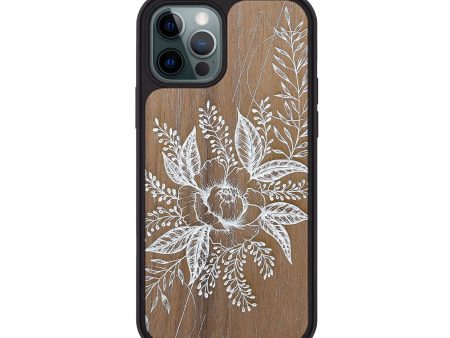 iPhone 12 Pro Wood+Resin Phone Case - Hope - Walnut (Curated) Online Hot Sale