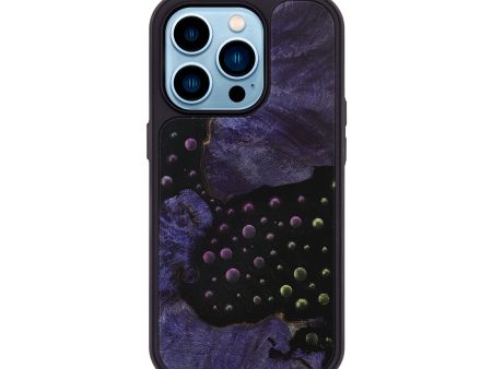 iPhone 14 Pro Wood+Resin Phone Case - Alicia (Pattern, 699714) Supply