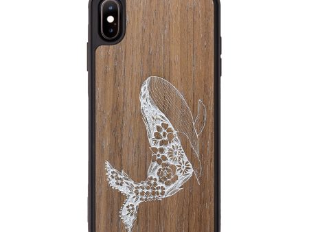 iPhone Xs Max Wood+Resin Phone Case - Growth - Walnut (Curated) Online now