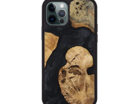 iPhone 12 Pro Wood+Resin Phone Case - Hugh (Mosaic, 699607) Hot on Sale