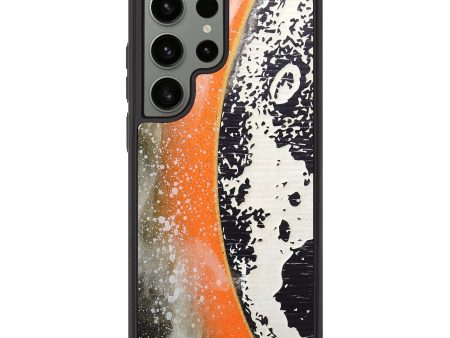 Galaxy S23 Ultra Wood+Resin Phone Case - Braxton (Eclipse, 697767) on Sale