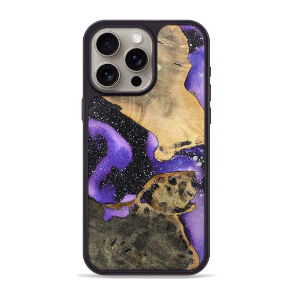 iPhone 15 Pro Max Wood+Resin Phone Case - Izabella (Cosmos, 698499) Online