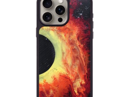 iPhone 15 Pro Max Wood+Resin Phone Case - Hector (Eclipse, 697792) Cheap