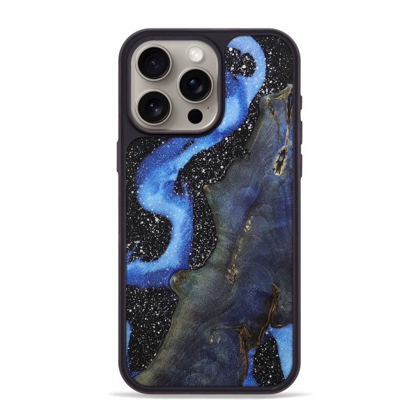 iPhone 15 Pro Max Wood+Resin Phone Case - Liliana (Cosmos, 698480) For Cheap