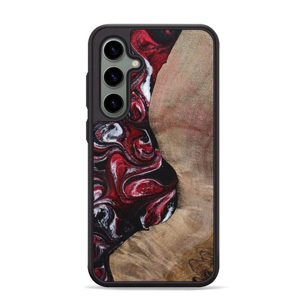 Galaxy S24 Plus Wood+Resin Phone Case - Larry (Red, 699155) Hot on Sale