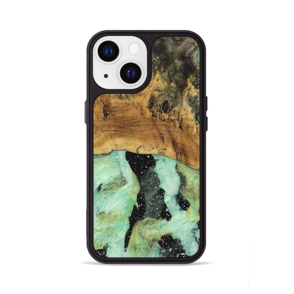 iPhone 13 Wood+Resin Phone Case - Kaitlyn (Cosmos, 699697) Cheap