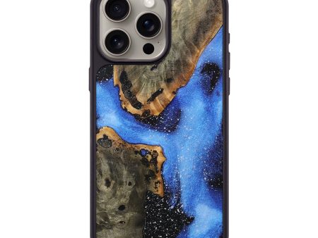 iPhone 15 Pro Max Wood+Resin Phone Case - Imogene (Cosmos, 698490) For Cheap