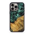 iPhone 15 Pro Max Wood+Resin Phone Case - Harrison (Green, 699110) Online now