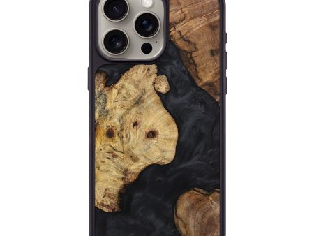 iPhone 15 Pro Max Wood+Resin Phone Case - Dixie (Mosaic, 699592) For Sale