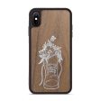 iPhone Xs Max Wood+Resin Phone Case - Wildflower Walk - Walnut (Curated) Sale