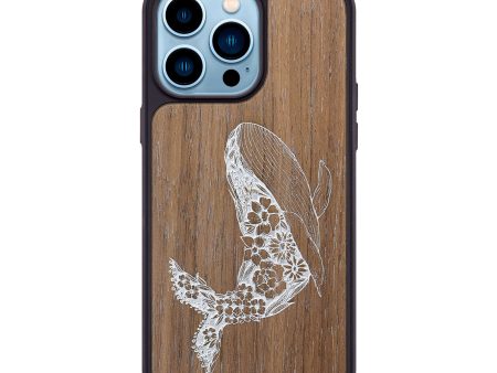 iPhone 14 Pro Max Wood+Resin Phone Case - Growth - Walnut (Curated) on Sale