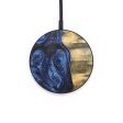 Circle Wood+Resin Wireless Charger - Wynter (Blue, 697883) Hot on Sale