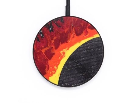 Circle Wood+Resin Wireless Charger - Constance (Eclipse, 697834) Online Sale