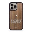 iPhone 15 Pro Max Wood+Resin Phone Case - No Rain No Flowers - Walnut (Curated) Supply