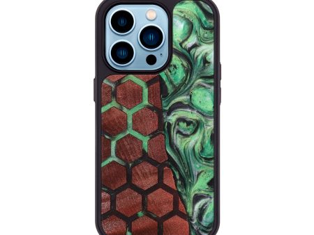 iPhone 14 Pro Wood+Resin Phone Case - Ryleigh (Pattern, 698949) For Cheap