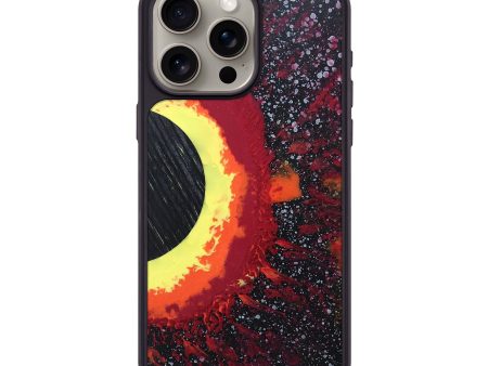 iPhone 15 Pro Max Wood+Resin Phone Case - Malcolm (Eclipse, 697775) Hot on Sale