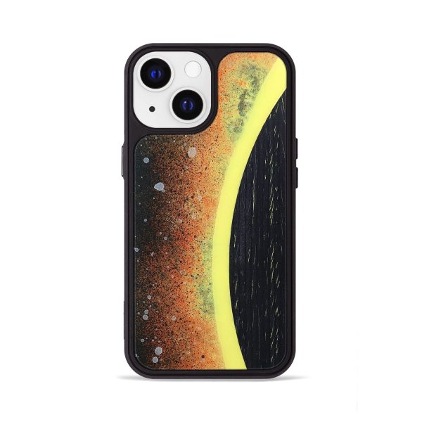 iPhone 13 Wood+Resin Phone Case - Krystle (Eclipse, 697793) Discount