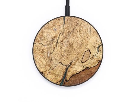 Circle  Wireless Charger - Remington (Wood Burl, 697853) Hot on Sale