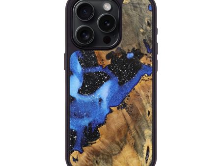 iPhone 15 Pro Wood+Resin Phone Case - Victor (Cosmos, 698472) For Sale