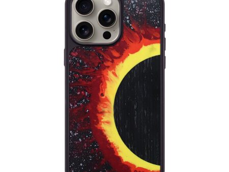 iPhone 15 Pro Max Wood+Resin Phone Case - Sabrina (Eclipse, 697782) For Discount