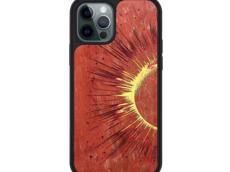 iPhone 12 Pro Wood+Resin Phone Case - Quinn (Eclipse, 697777) Supply