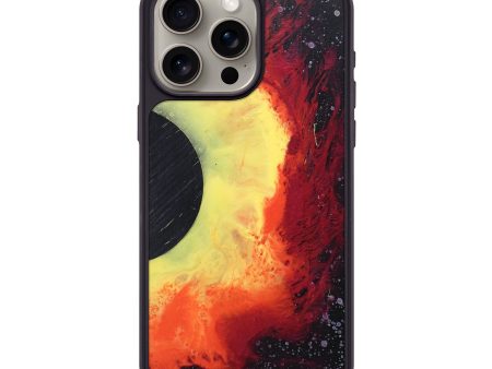 iPhone 15 Pro Max Wood+Resin Phone Case - Katelyn (Eclipse, 697774) on Sale