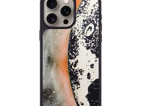 iPhone 15 Pro Max Wood+Resin Phone Case - Loretta (Eclipse, 697784) Discount