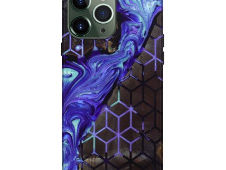 iPhone 13 Pro Max Wood+Resin Live Edge Phone Case - Donald (Pattern, 697656) Online Sale