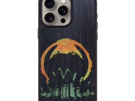 iPhone 15 Pro Max Wood+Resin Phone Case - Porter (Eclipse, 697809) Cheap